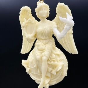 Vintage 2001 Mark Krause Season of Peace number Christmas ornament